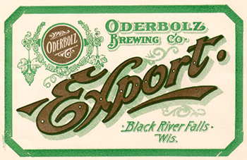 Oderbolz Beer label